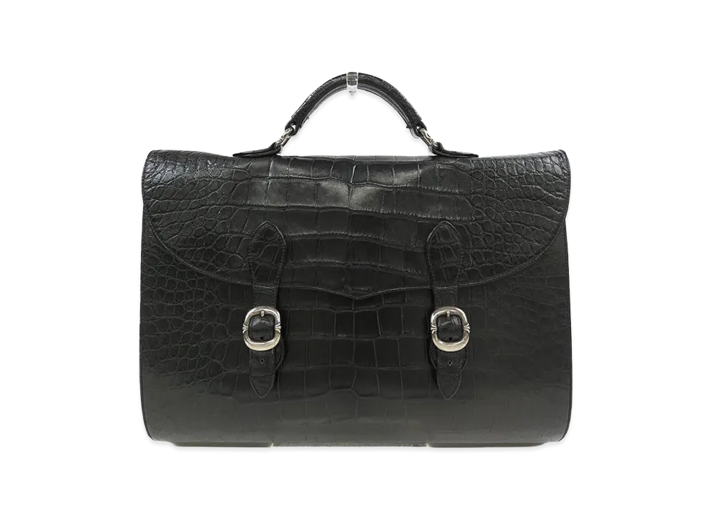 Chrome Hearts Briefcase Alligator Bag "Black"