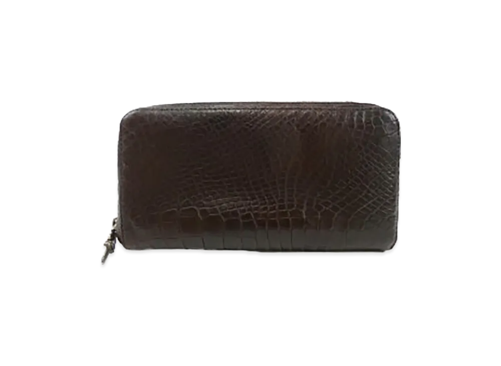 クロムハーツ アリゲーター ウォレット "ブラウン"