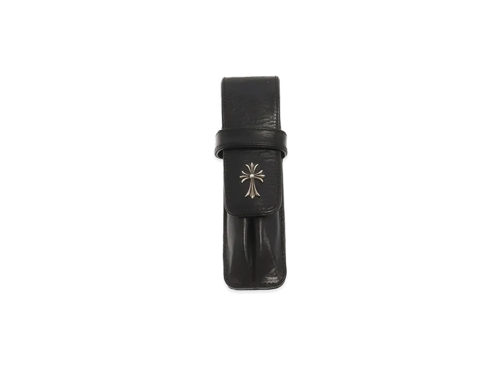 Chrome Hearts Tiny CH Cross Pen Case "Black"