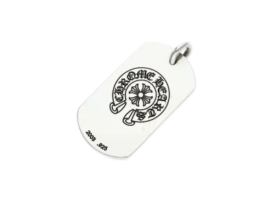 Chrome Hearts x Kyosuke Himuro Large Dog Tag Necklace Top "Silver"