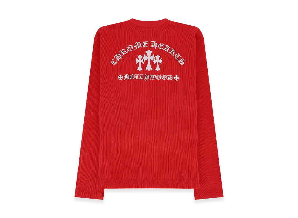 Chrome Hearts U Sailin Thermal Crew Locker L/S T-Shirt "Red"
