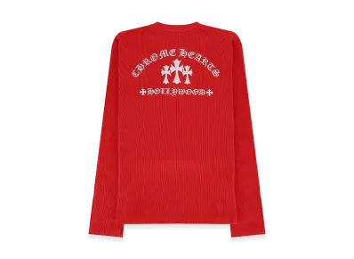 Chrome Hearts U Sailin Thermal Crew Locker L/S T-Shirt "Red"