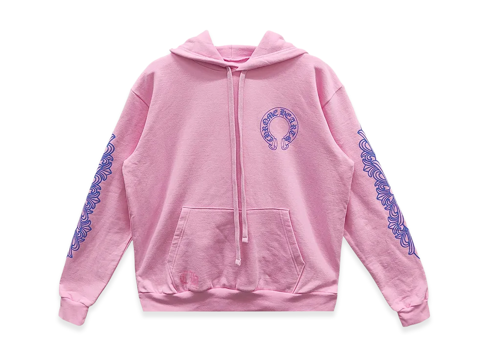 クロムハーツ ホースシュー プルオーバーフーディー "ピンク"
