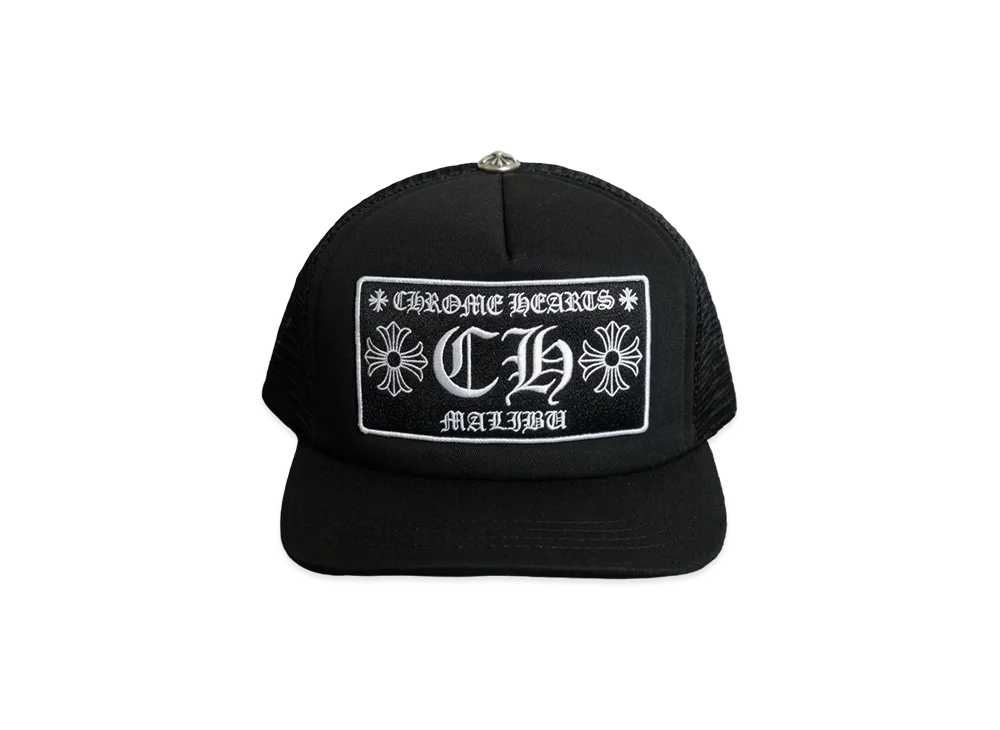 Chrome Hearts CH Trucker Cap Malibu Exclusive "Black"