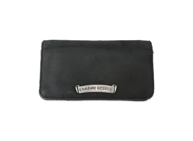 Chrome Hearts Scroll Label Nylon Wallet "Black"