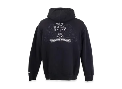Chrome Hearts Double CH Cross Print Dagger Zip Hoodie "Black"