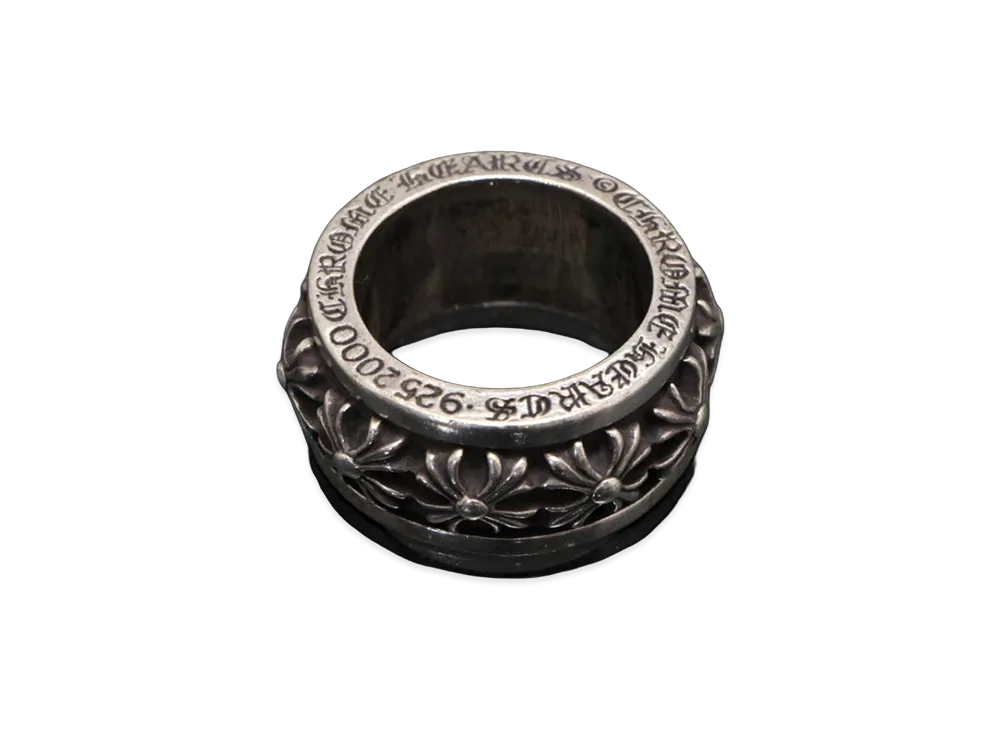 クロムハーツ SV925 スピナーCHX リング "シルバー"