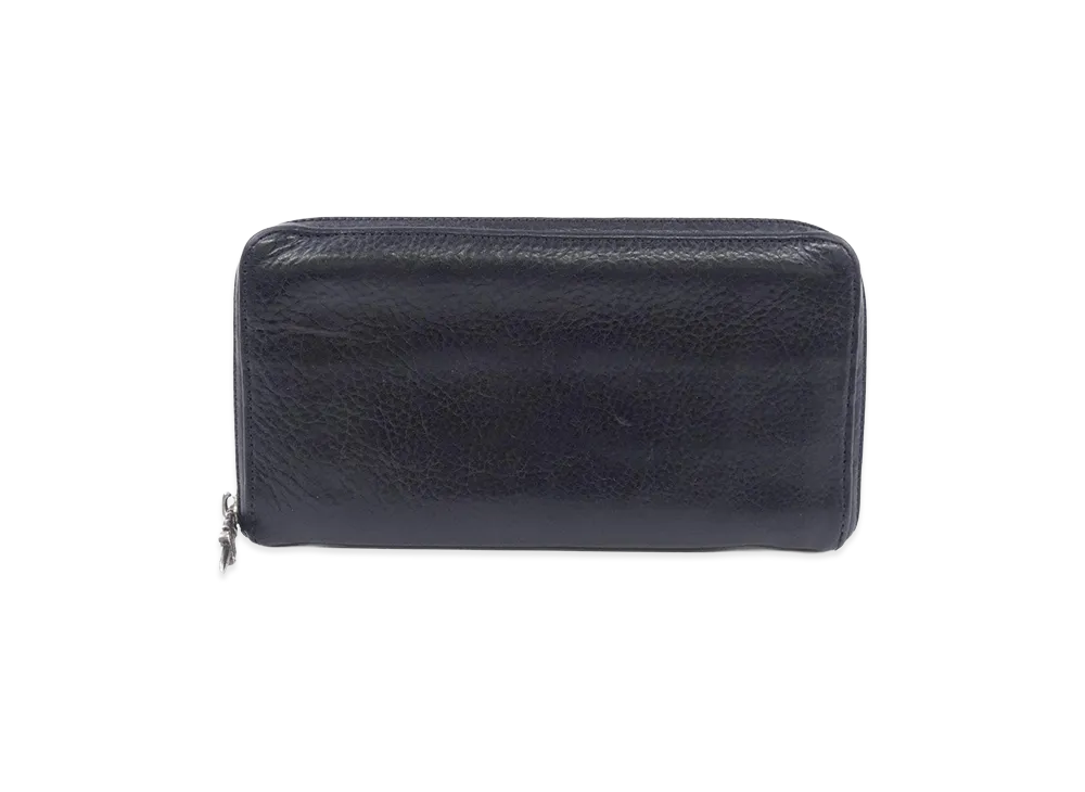 クロムハーツ REC F ZIP2 プレーン ウォレット "ブラック"