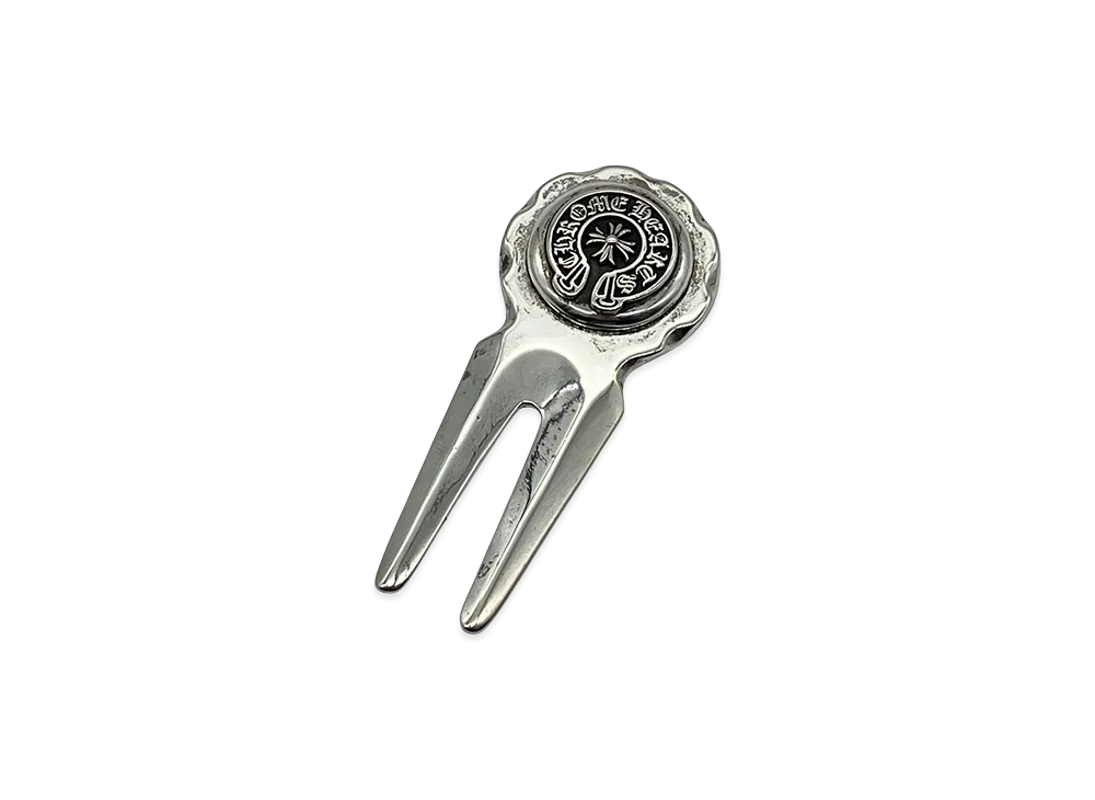 クロムハーツ ゴルフ ディボット ツール グリーンフォーク "シルバー"