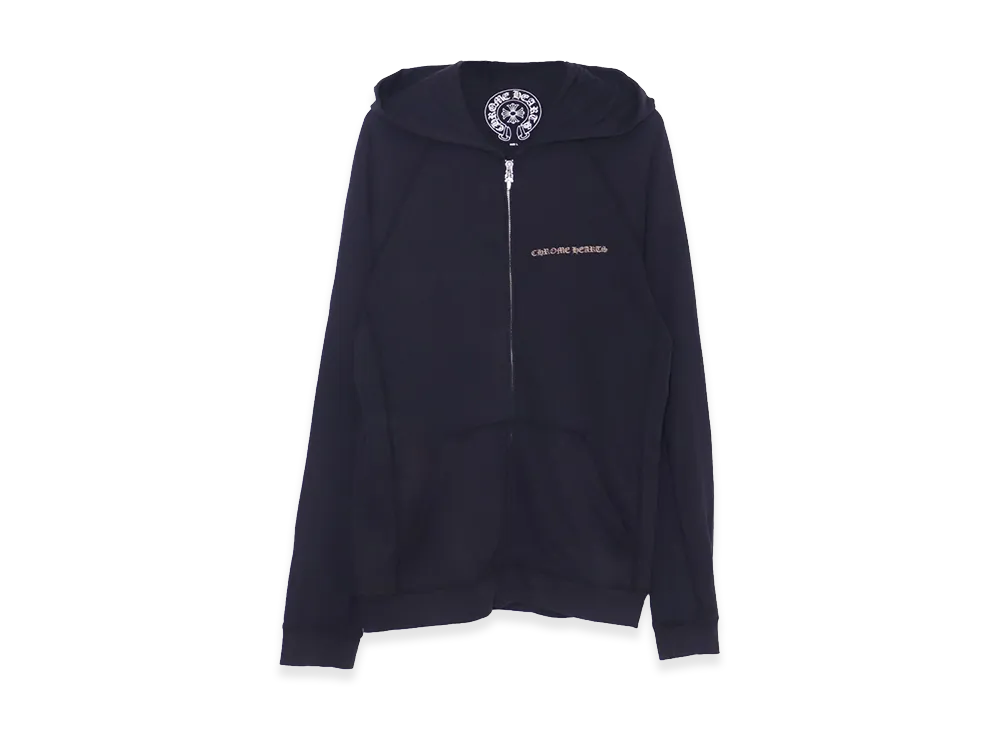 クロムハーツ バック CHプラス プリント ジップアップ フーディー "ブラック"