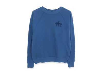 Chrome Hearts Back CH Felt Patch Sweatshirt "Blue"