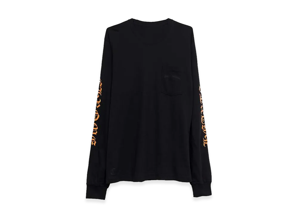Chrome Hearts Vine Dagger L/S T-Shirt "Black/Orange"