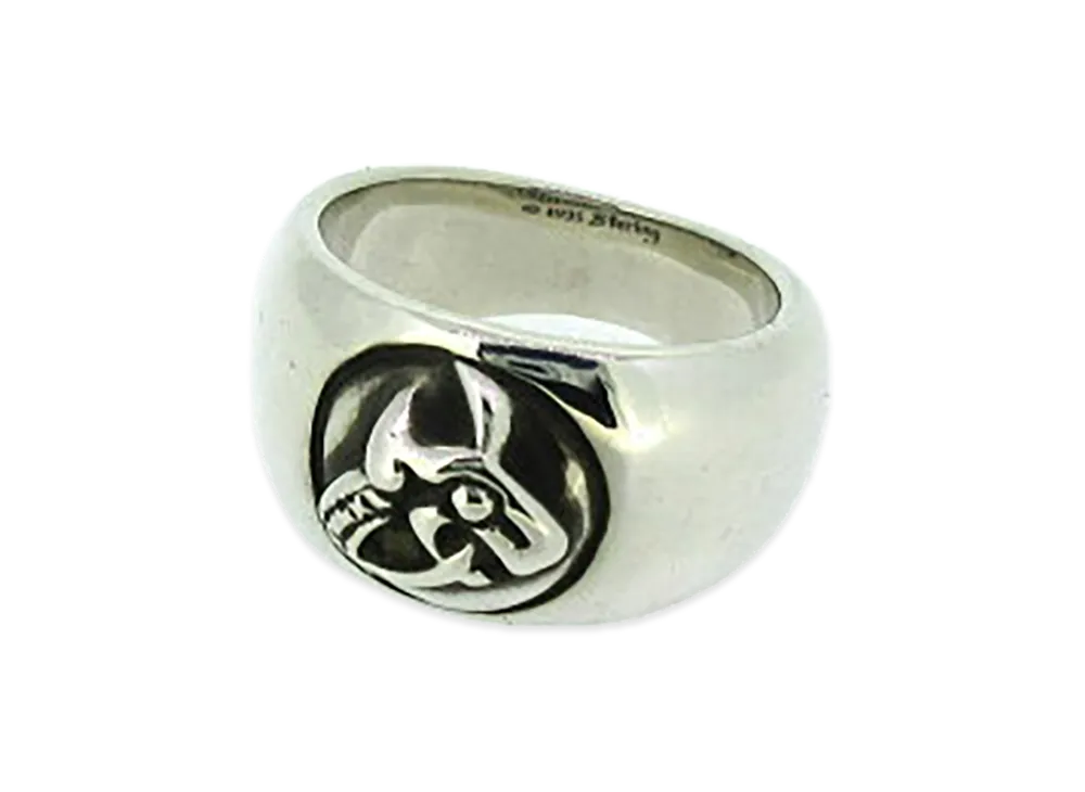 Chrome Hearts Dog In Band Ring "Silver"