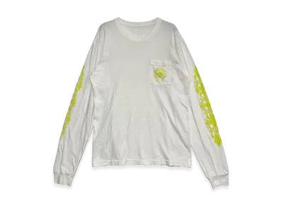 Chrome Hearts Neon Back Print L/S T-Shirt "White"