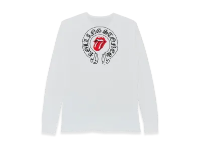 Chrome Hearts x The Rolling Stones Embroidered Logo Thermal L/S T-Shirt "White"