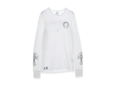 Chrome Hearts Horseshoe Thermal L/S T-Shirt "White"