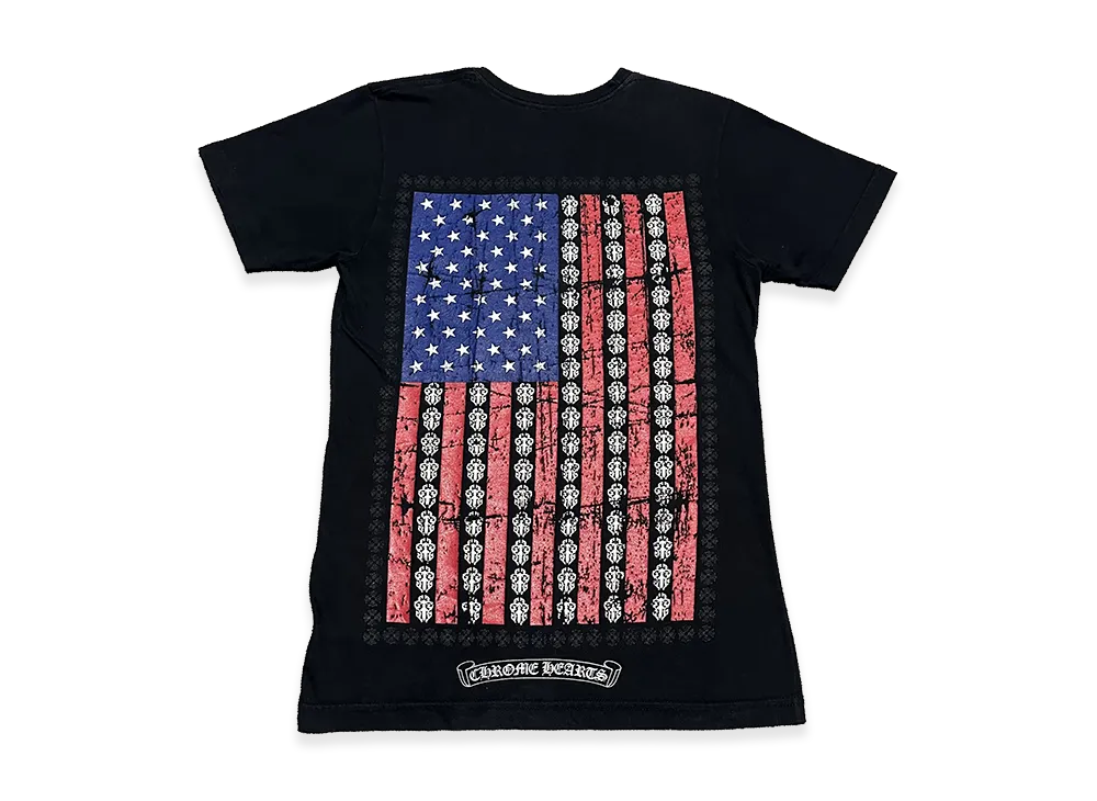 Chrome Hearts American Flag T-Shirt "Black"