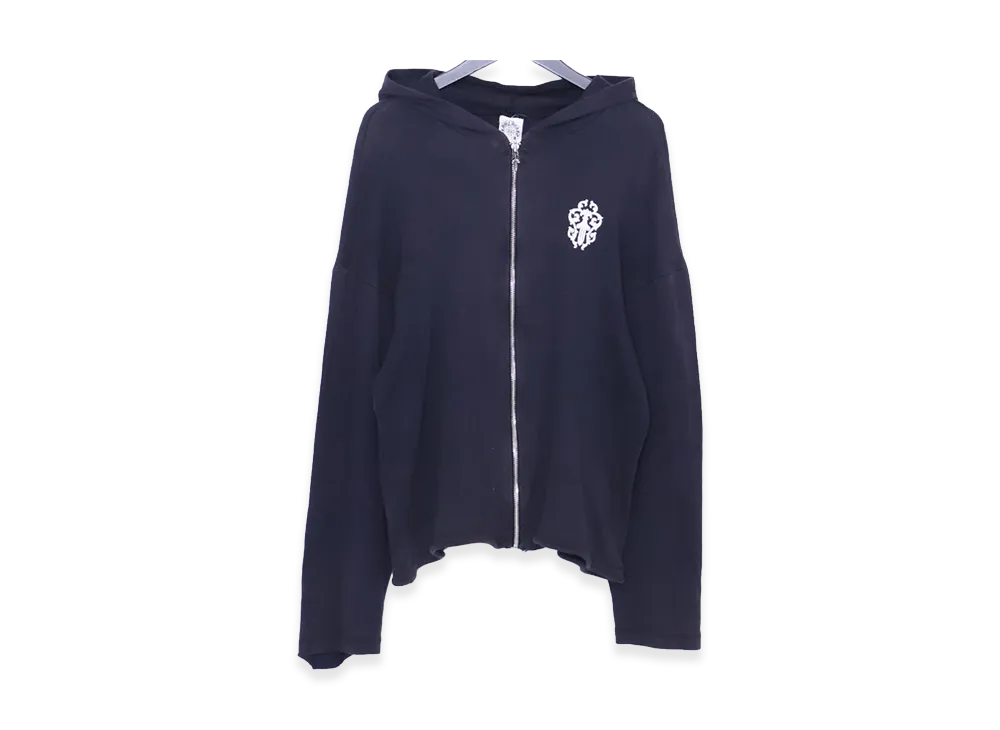 Chrome Hearts Women's Old Vine Dagger Zip Up Hoodie "Navy"