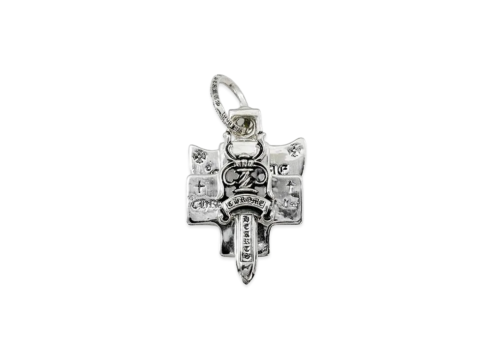 Chrome Hearts 3 Trinkets Pendant Osaka Limited "Silver"