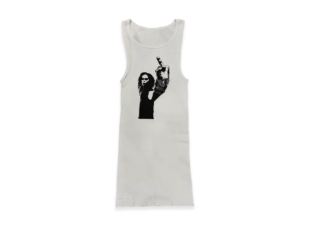 Chrome Hearts Richard Stark Print Tank Top "White/Black"