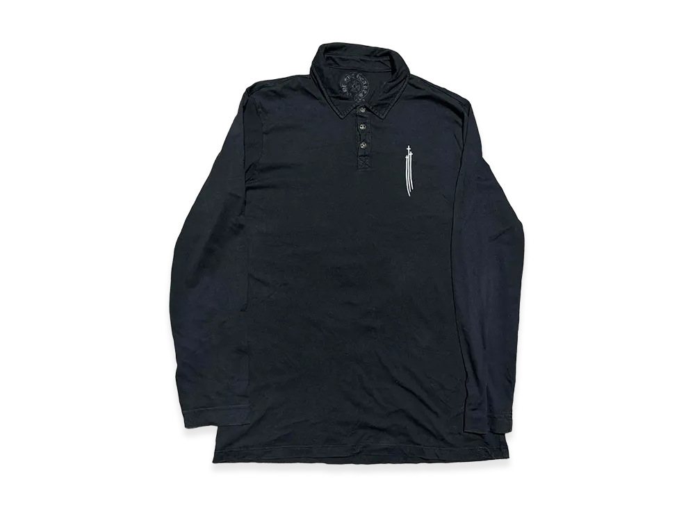 Chrome Hearts RS3 BS Fleur Polo Shirt "Black"
