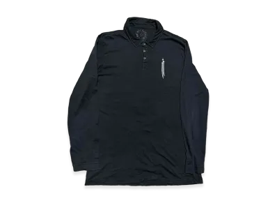 Chrome Hearts RS3 BS Fleur Polo Shirt "Black"