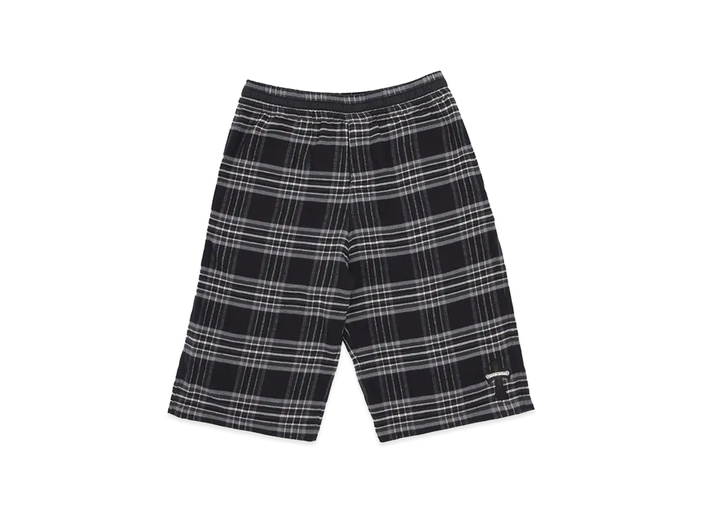Chrome Hearts After School Flannel Shorts "Grey/Black"