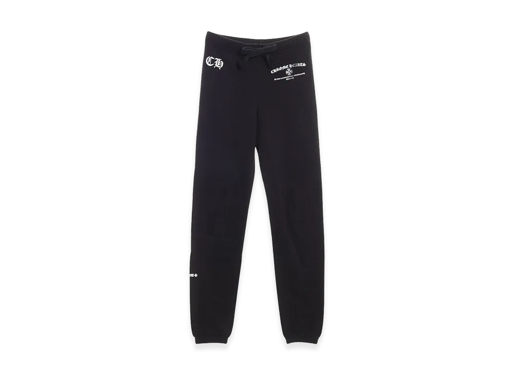 クロムハーツ ファックユー プリント コットン スウェットパンツ "ブラック"