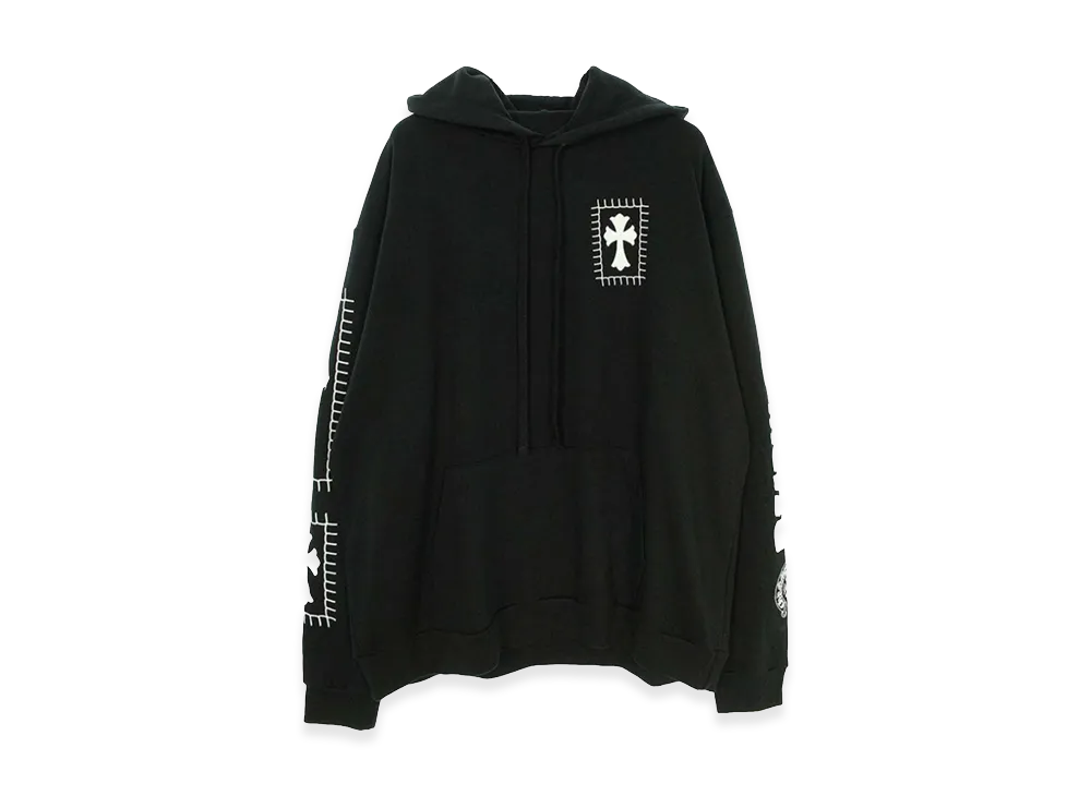 Chrome Hearts x Deadly Doll Horseshoe Pullover Hoodie "Black"
