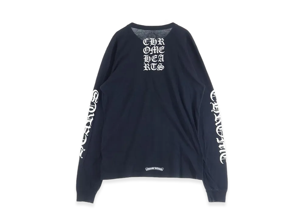 Chrome Hearts Vertical L/S T-Shirt "Black"