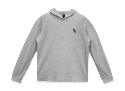 Chrome Hearts CH Embroidery Waffle Pullover Hoodie "Grey"