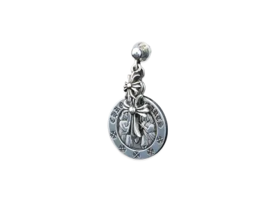 Chrome Hearts Angel Medal Drop Earrings "Silver"