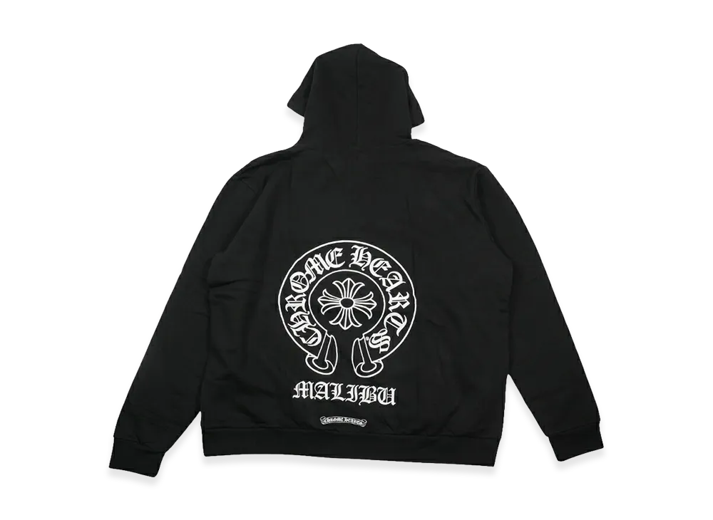 Chrome Hearts Malibu Exclusive Horseshoe Back Print Pullover Sweatshirt "Black"