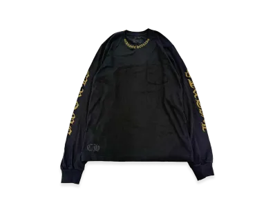 Chrome Hearts Army Green Neck Logo L/S T-Shirt "Black/Army Green"