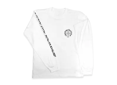 Chrome Hearts Hairy Cross & Horseshoe L/S T-Shirt "White"