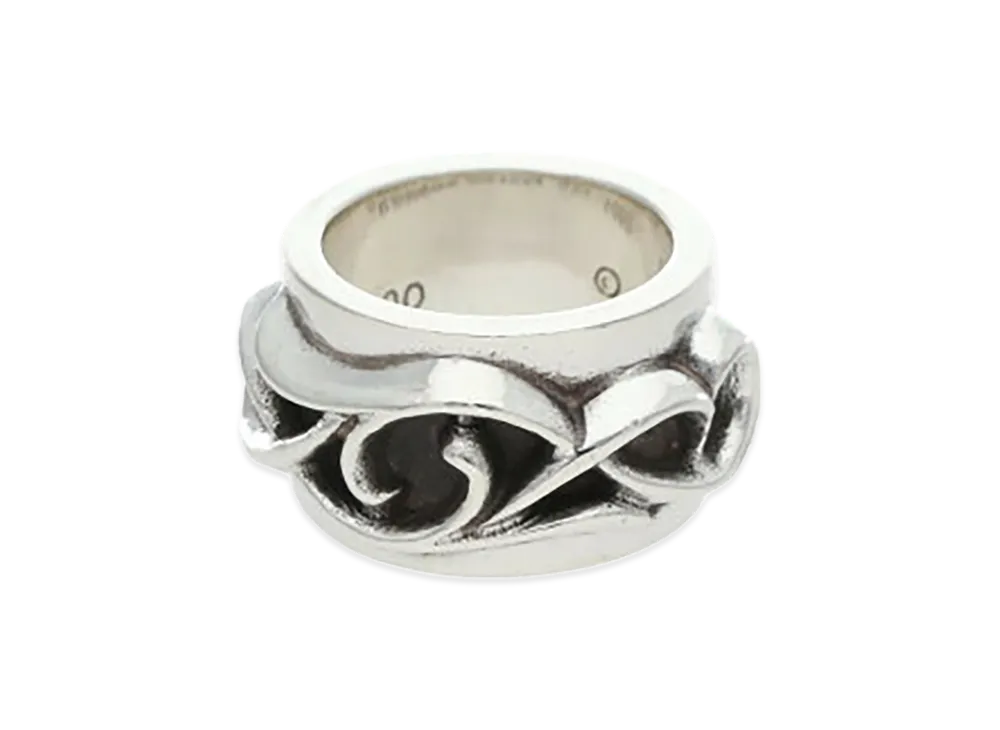 Chrome Hearts Single Wide Vine Band Ring "Silver"