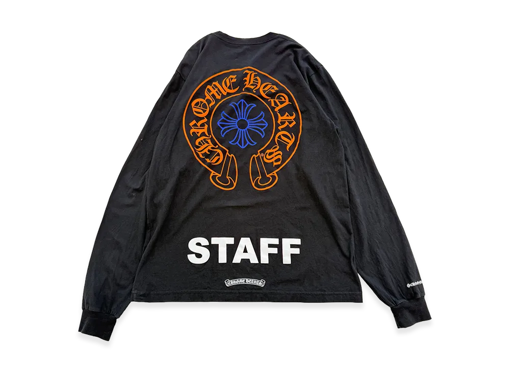 Chrome Hearts Staff Exclusive Horseshoe Back Print L/S T-Shirt "Black"