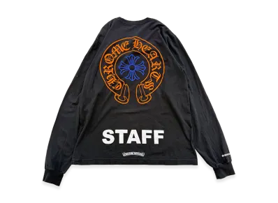 Chrome Hearts Staff Exclusive Horseshoe Back Print L/S T-Shirt "Black"
