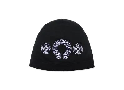 Chrome Hearts Horseshoe & CH Plus Skull Cap Beanie "Black"