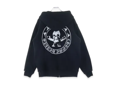Chrome Hearts Foti Print Thermal Zip Up Hoodie "Black"