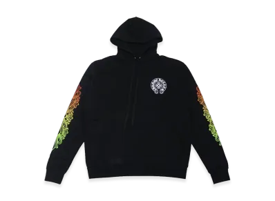 Chrome Hearts Floral Cross Sleeve Hoodie "Black"