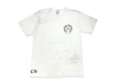 Chrome Hearts Horseshoe Pocket Scroll Label Star S/S T-Shirt "White"