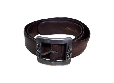 Chrome Hearts Leather Belt "Brown"