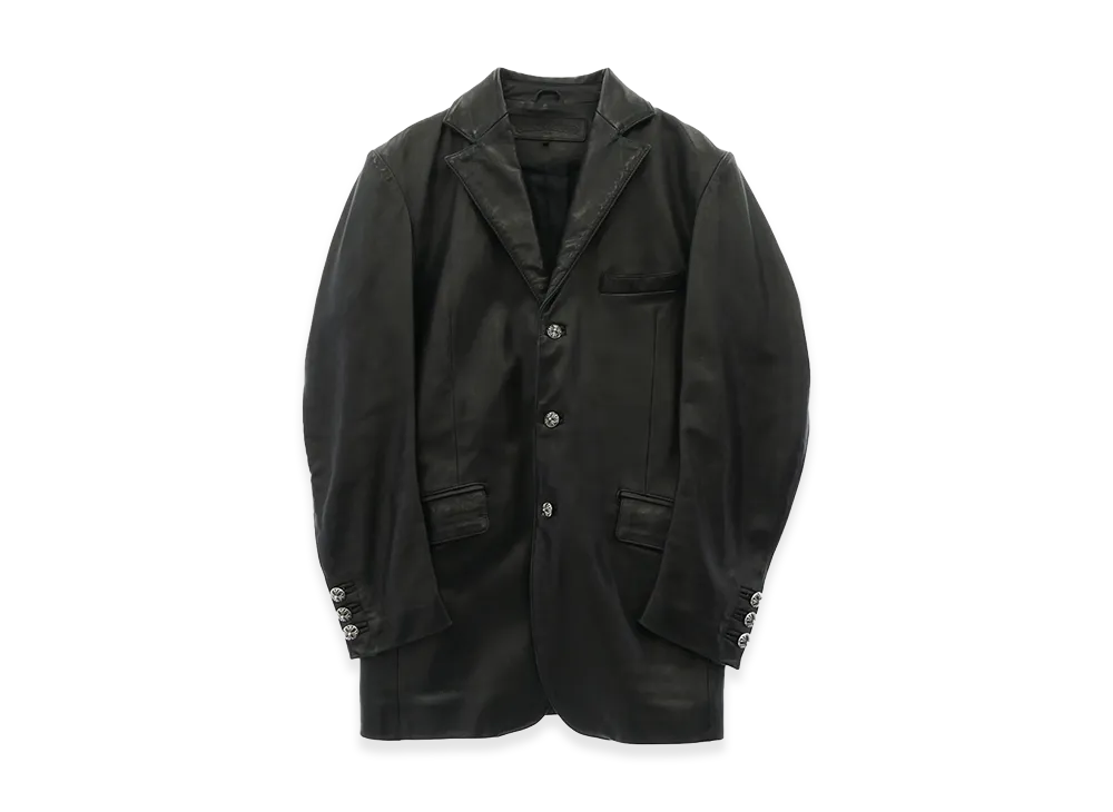 Chrome Hearts 3B Tailored Leather Jacket "Black"