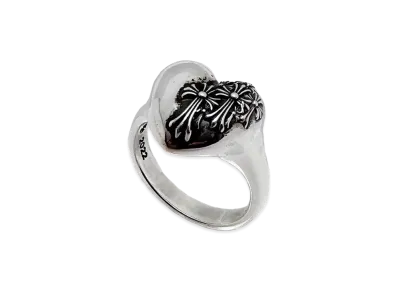 Chrome Hearts RIP Heart Ring "Silver"