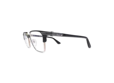 Chrome Hearts BLAZIN CH Cross Temple Optical Glasses "Black/Silver"