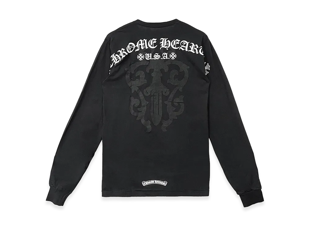 Chrome Hearts Vine Dagger Print Pocket L/S T-Shirt "Black"