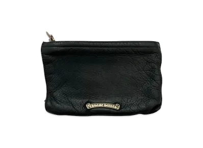Chrome Hearts #2 Change Purse Dagger Zip Coin Case "Black"