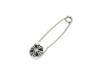 Chrome Hearts Small Safety Pin 1P Diamond "Silver"