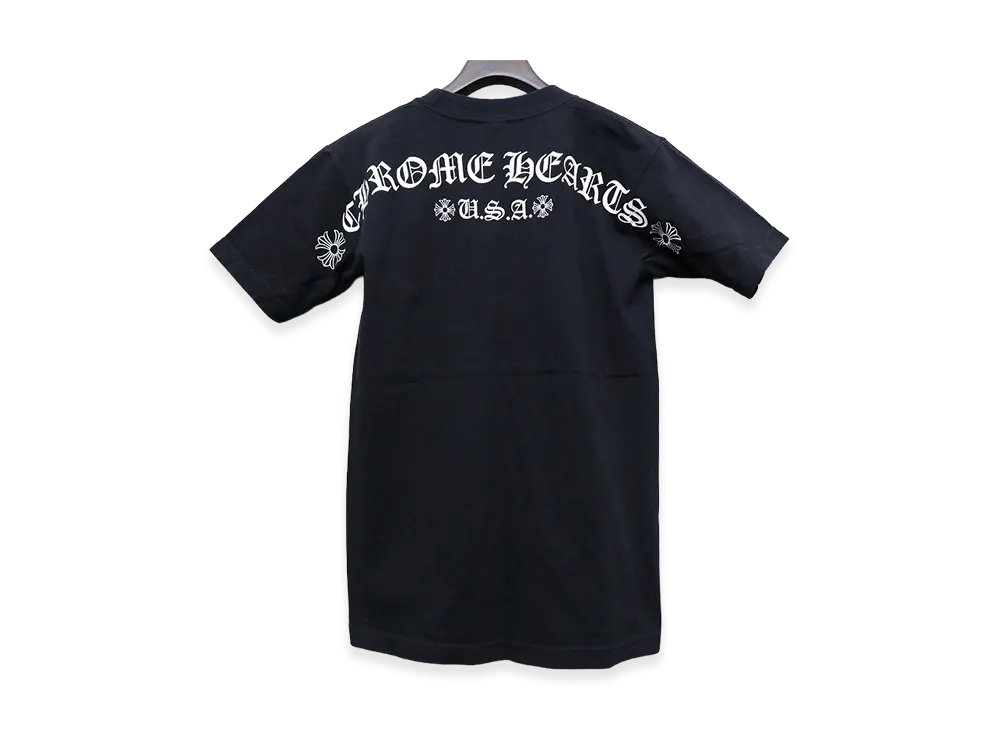 Chrome Hearts Vintage Arch Logo Scroll Label Pocket S/S T-Shirt "Black"